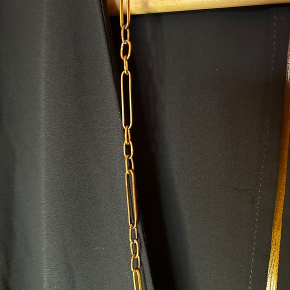 Deep V Black Jumpsuit with Sheer Sleeves by Forever 21 - Picture 10 of 10